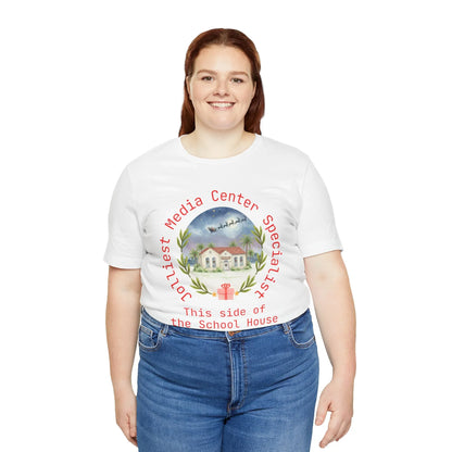 Jolliest Christmas School Tee - Personalizable Title