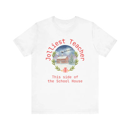 Jolliest Christmas School Tee - Personalizable Title