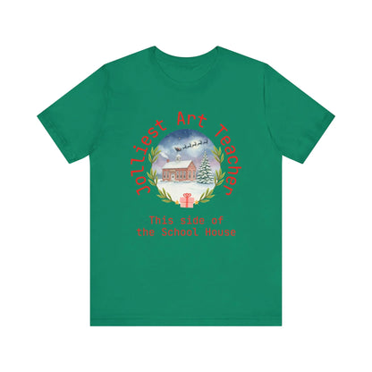 Jolliest Christmas School Tee - Personalizable Title
