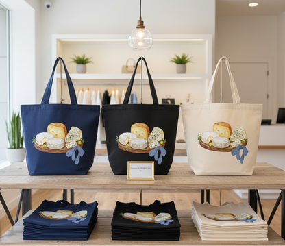 Cheese Tote Bag | Organic Market Tote