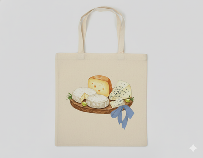 Cheese Tote Bag | Organic Market Tote