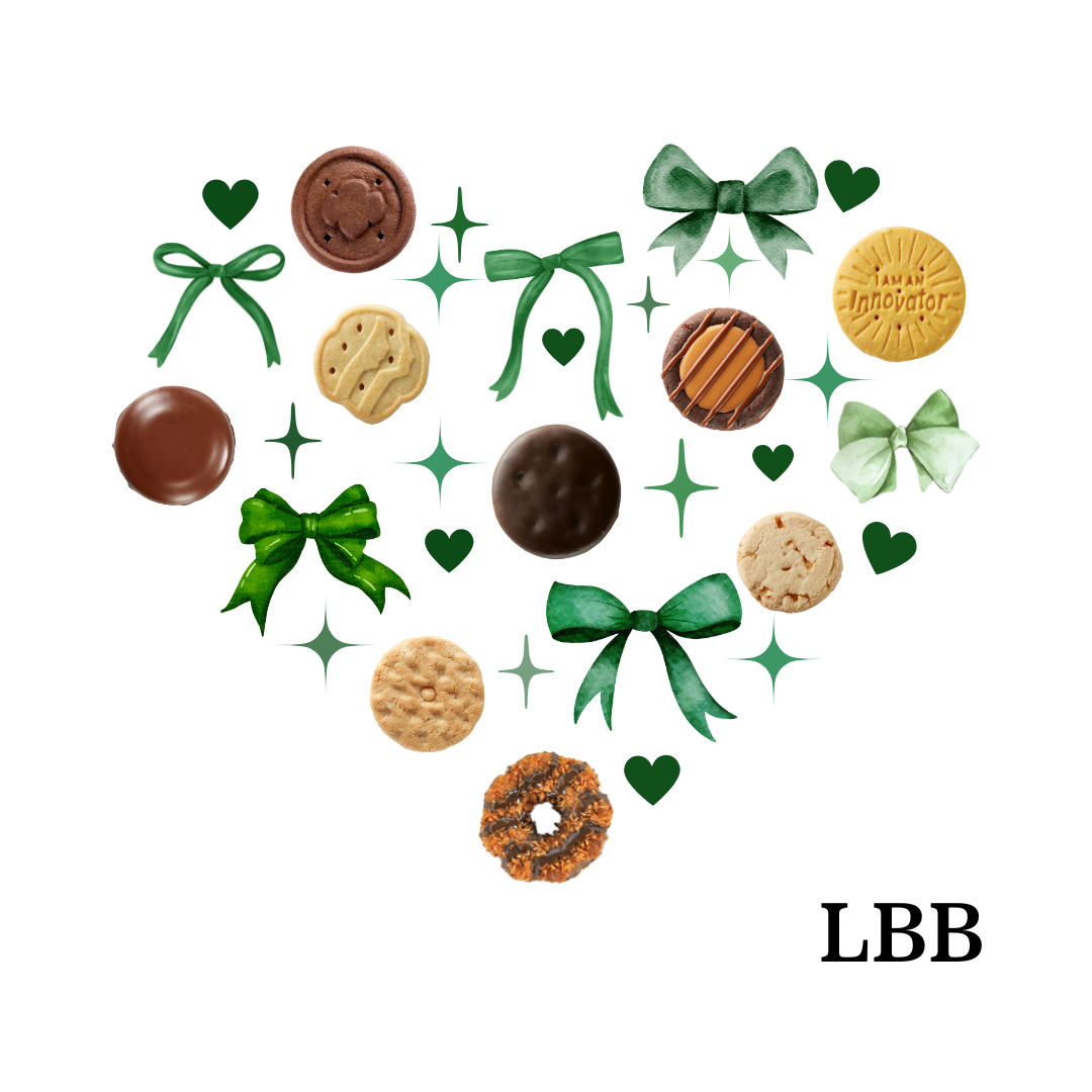 Heart Girl Scout Cookie Tote | Organic Canvas Market Bag