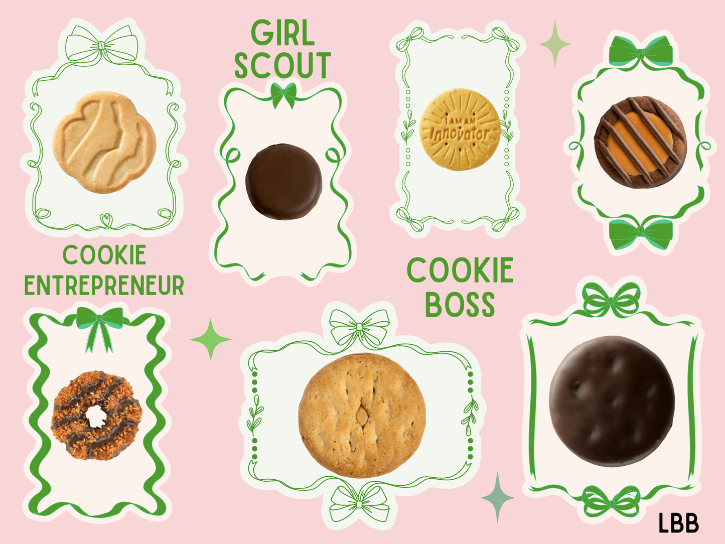 Girl Scout Cookie Tee | LBB Cookie Art Youth Tee