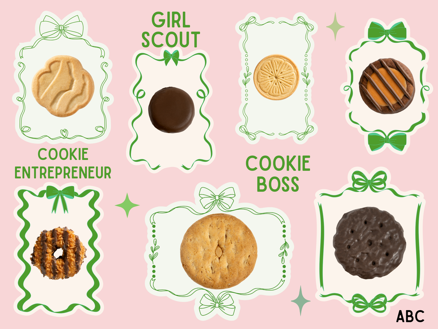 Girl Scout Cookie Tee | ABC Cookie Art Youth Tee