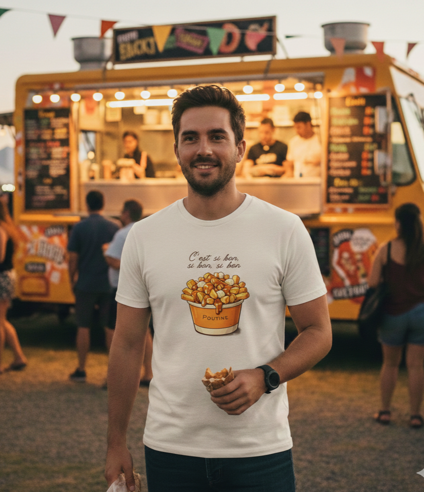 Poutine T-Shirt | C’est Si Bon Comfort Unisex Tee