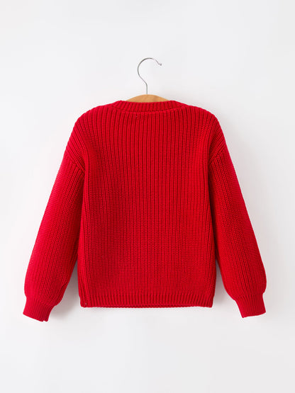 Mommy and Me Sweaters | Red Merry & Bows: Adult pullover plain back