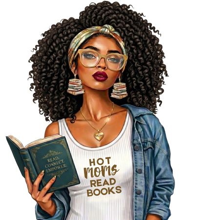 Hot Moms Read Books Tote Bag