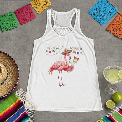 Cinco de Mayo Tank | Women’s Flowy Flamingo Tank