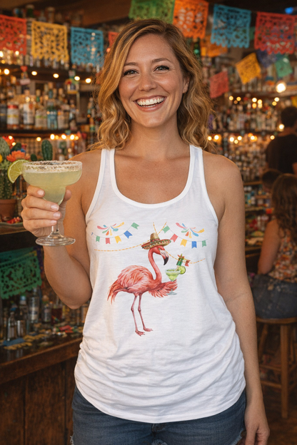 Cinco de Mayo Tank | Women’s Flowy Flamingo Tank