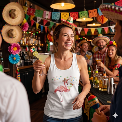 Cinco de Mayo Tank | Women’s Flowy Flamingo Tank