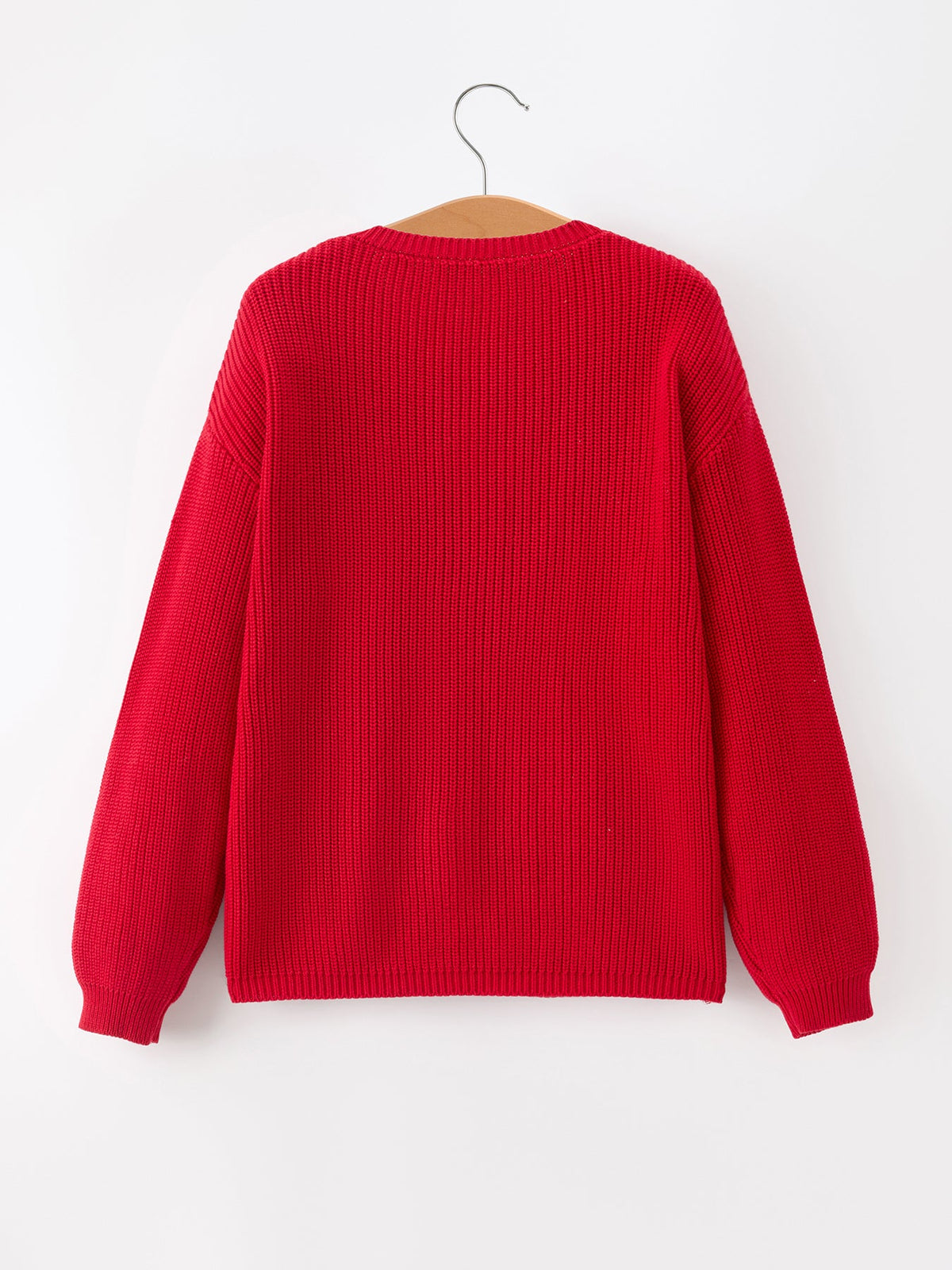 Mommy and Me Sweaters | Red Merry & Bows: Child pullover plain back