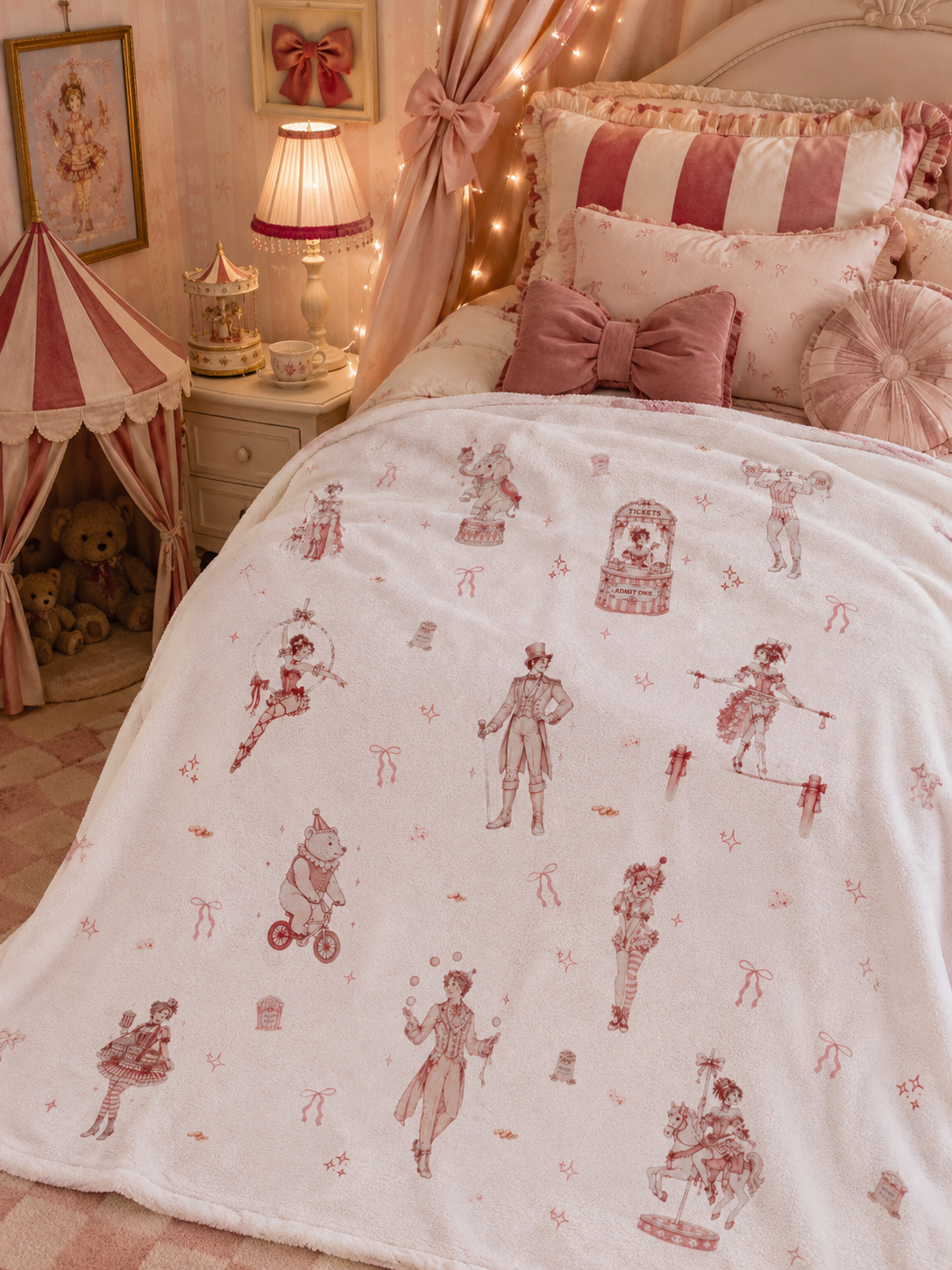 Vintage Circus Blanket