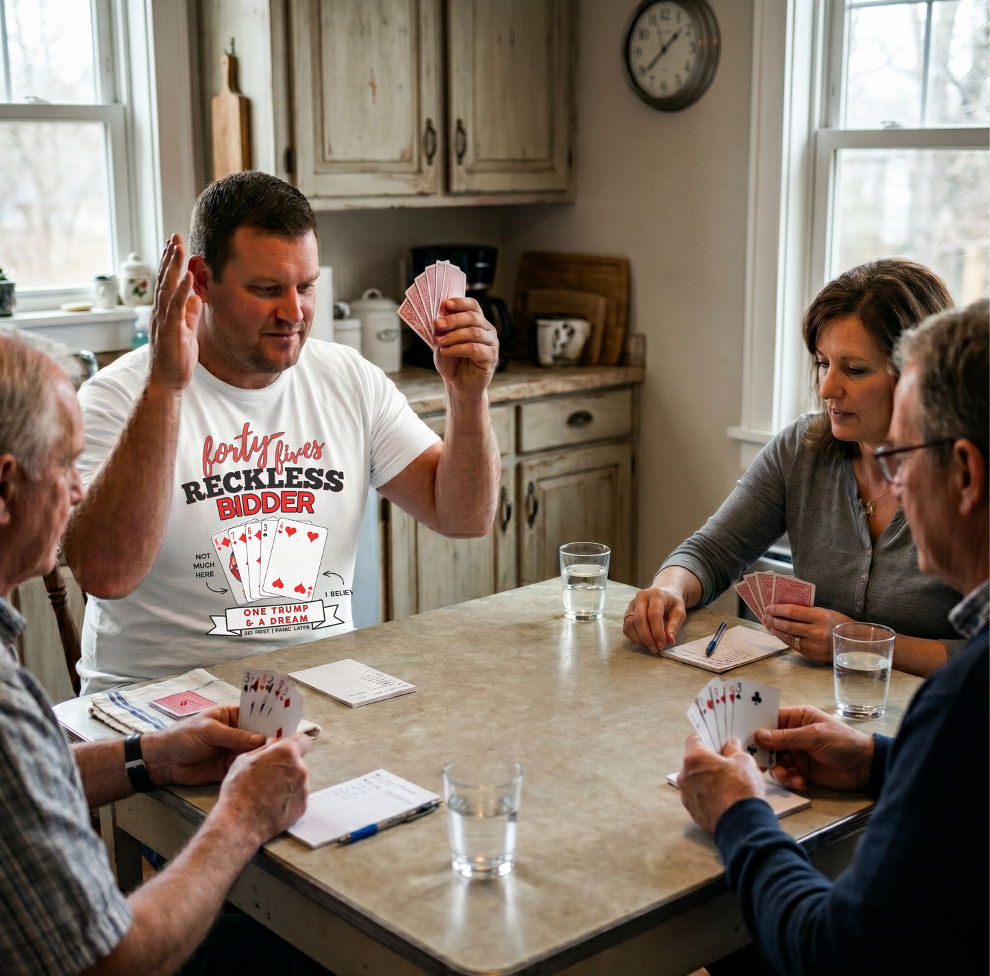 Reckless Bidder 45s Shirt | One Trump & A Dream Unisex Tee