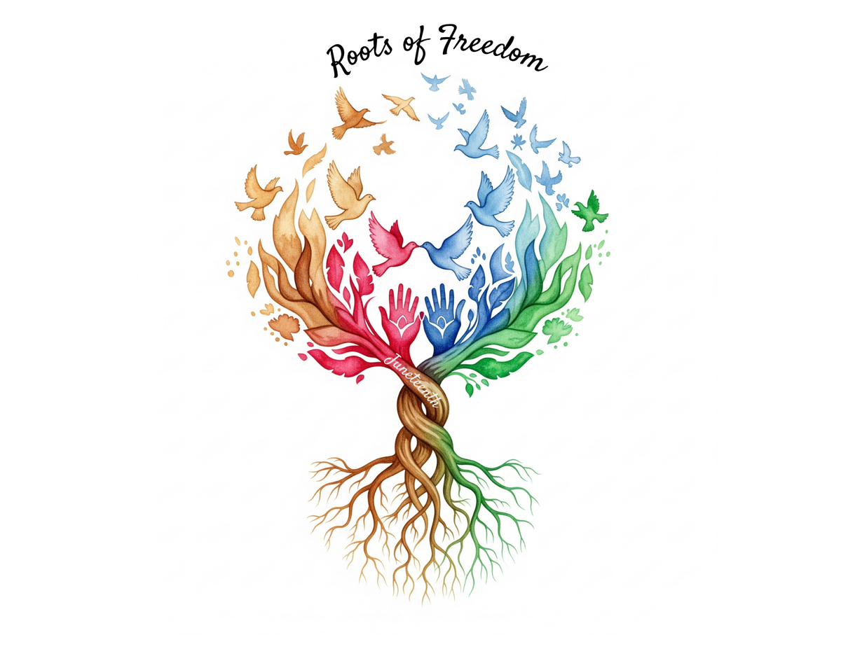 Juneteenth: Roots of Freedom Unisex Tee