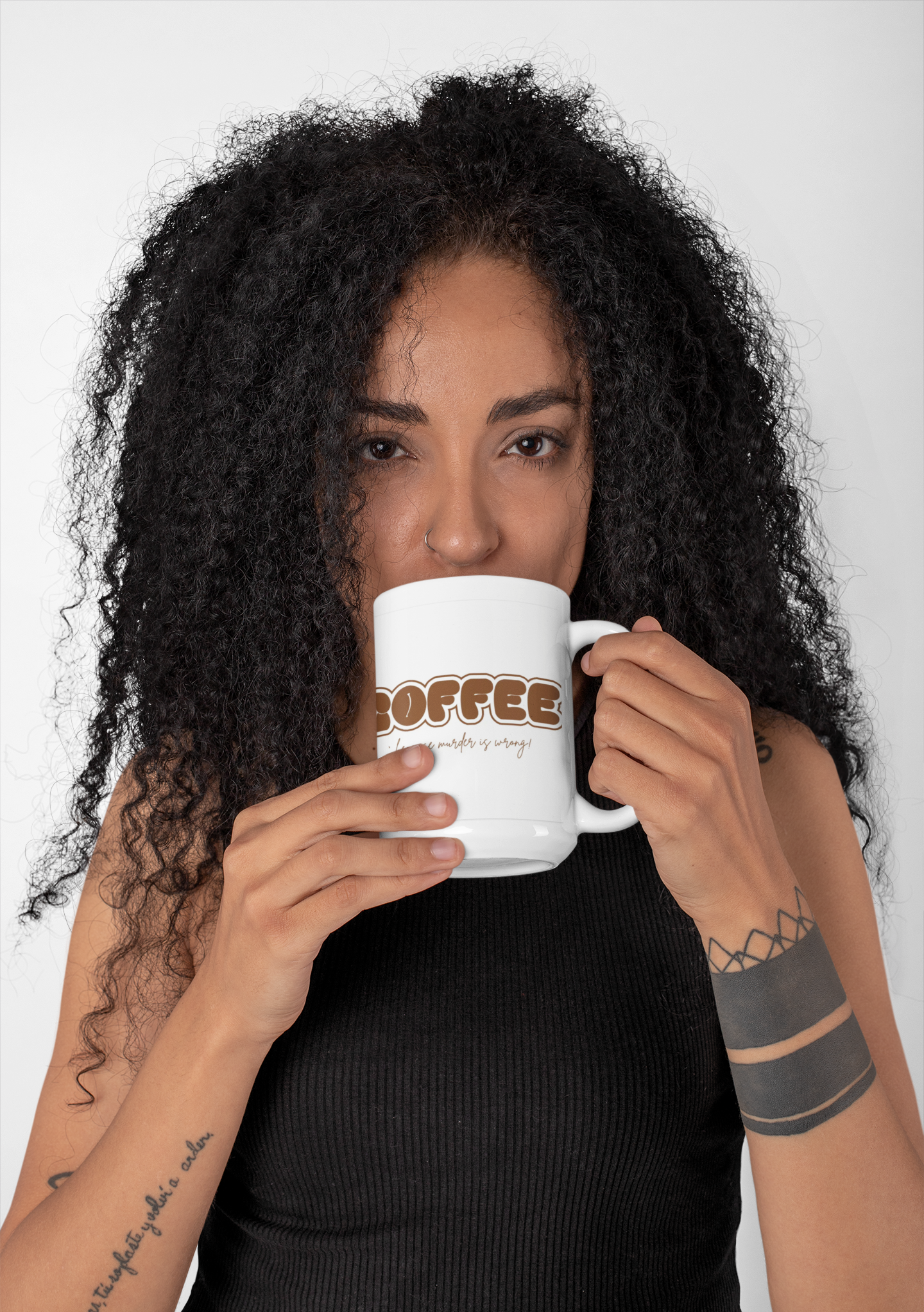 Murder Coffee Mug | Because Murder Is Wrong