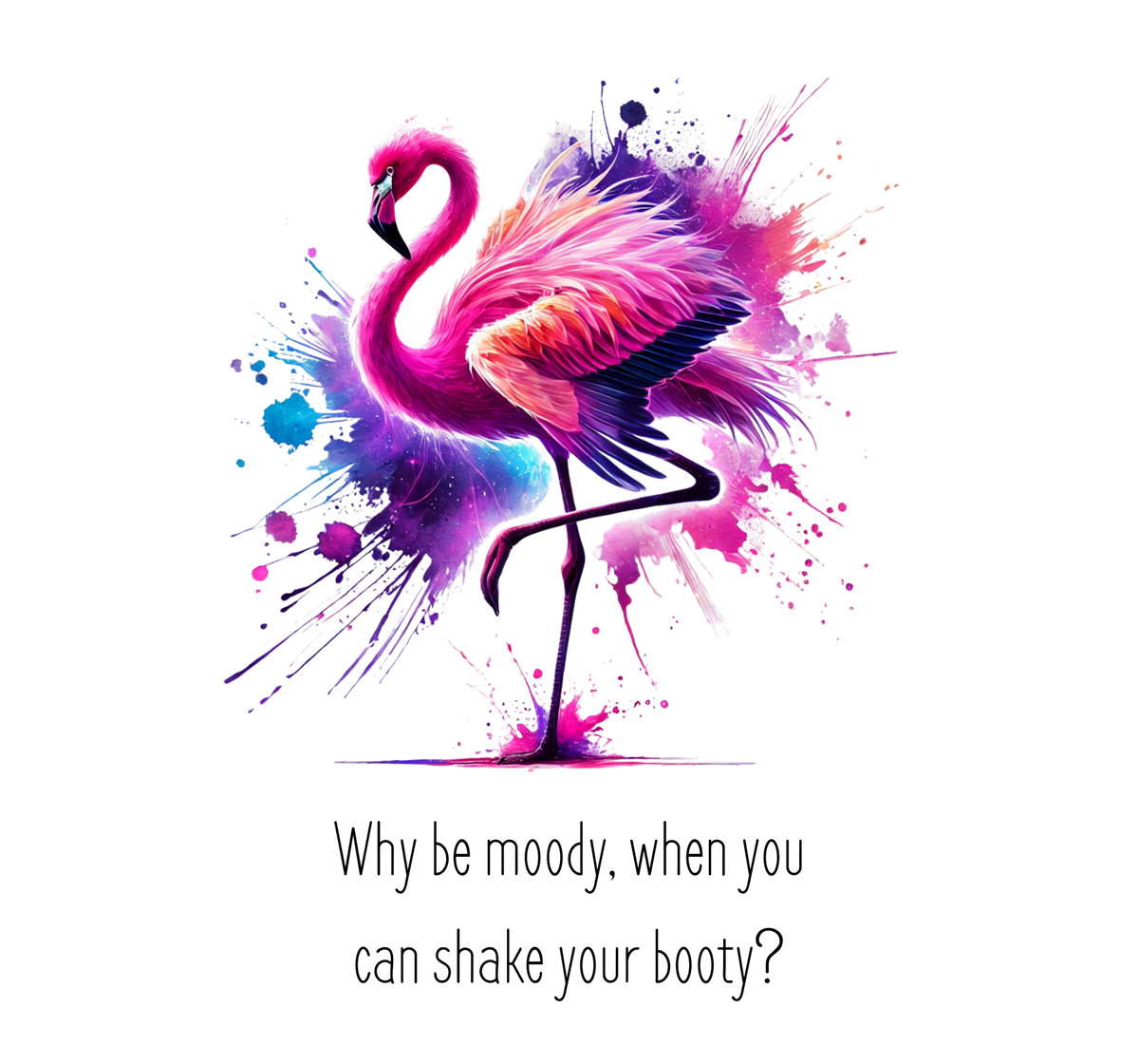 Shake Your Booty Flamingo Tote Bag | Dance Gift