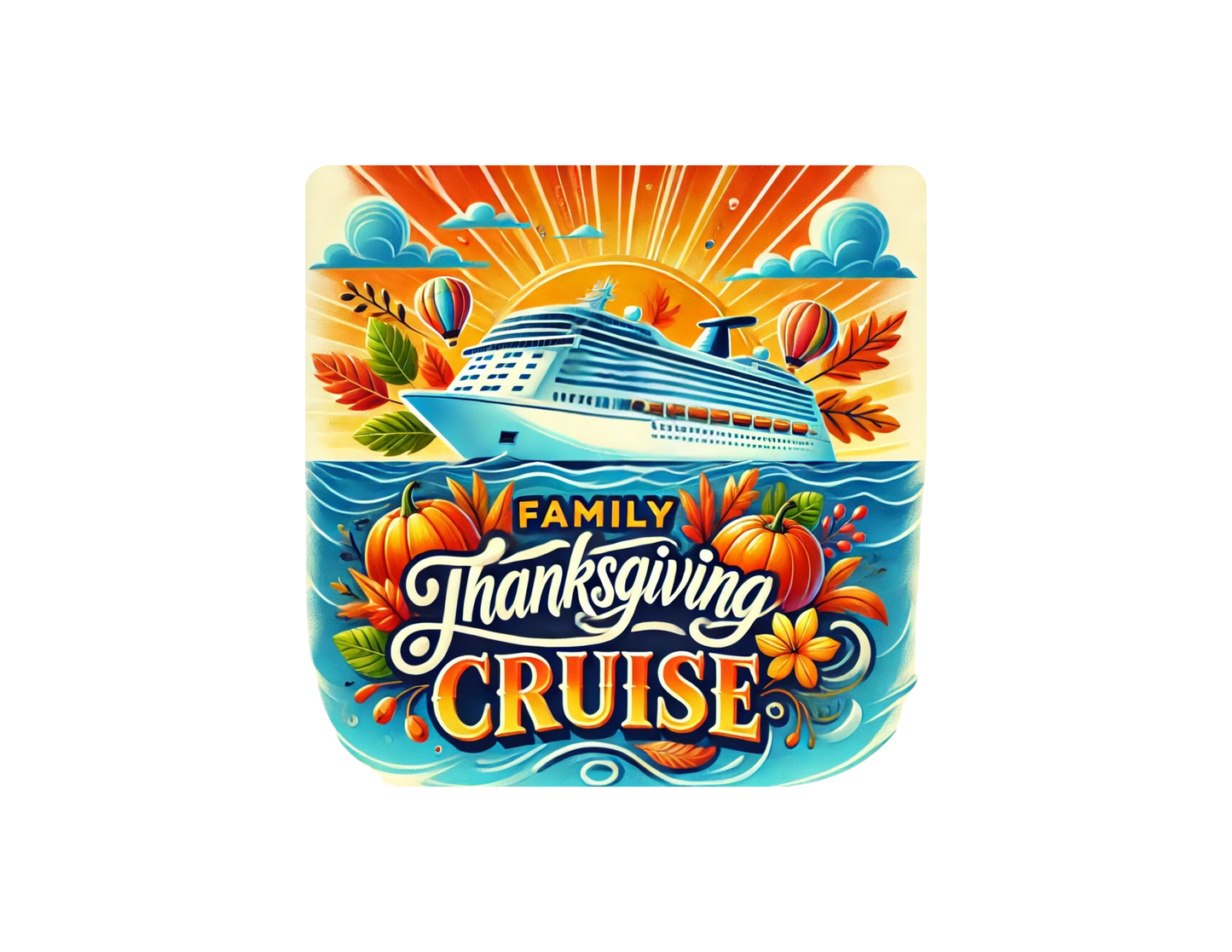 Family Thanksgiving Cruise Women's  Tee