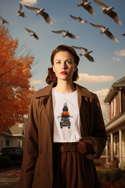 Halloween Truck | Festive Pumpkin Pickup Unisex Tee