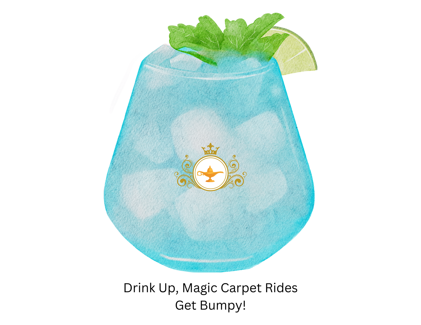 Magic Carpet Cocktail Shirt - Drink Up, Rides Get Bumpy!
