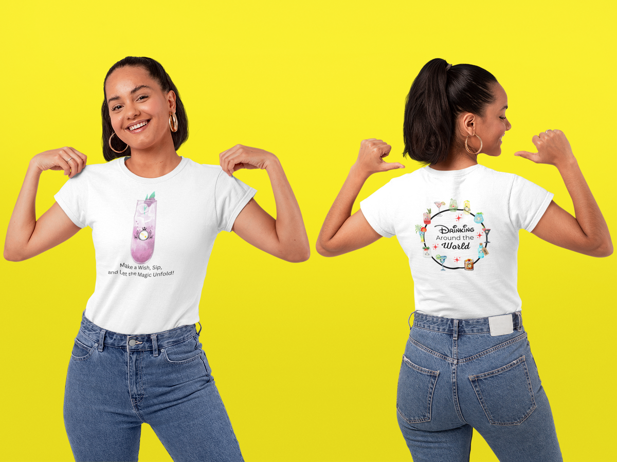 Wishing Star Cocktail Shirt - Make a Wish, Sip & Let the Magic Unfold