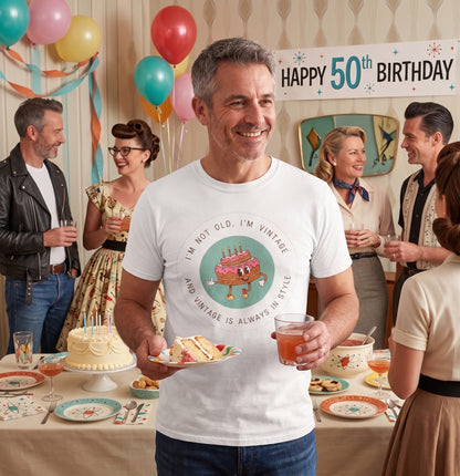Vintage Birthday Shirt – I’m Not Old, I’m Vintage Unisex Tee
