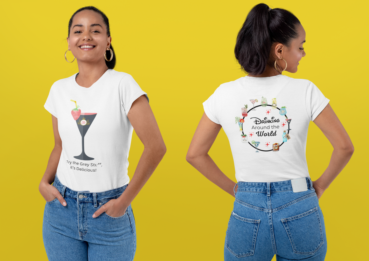 Enchanted Rose Cocktail Shirt - Drinking Around the World Tee