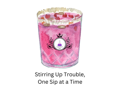 Experiment 624 Cocktail Shirt - Stirring Up Trouble, One Sip at a Time