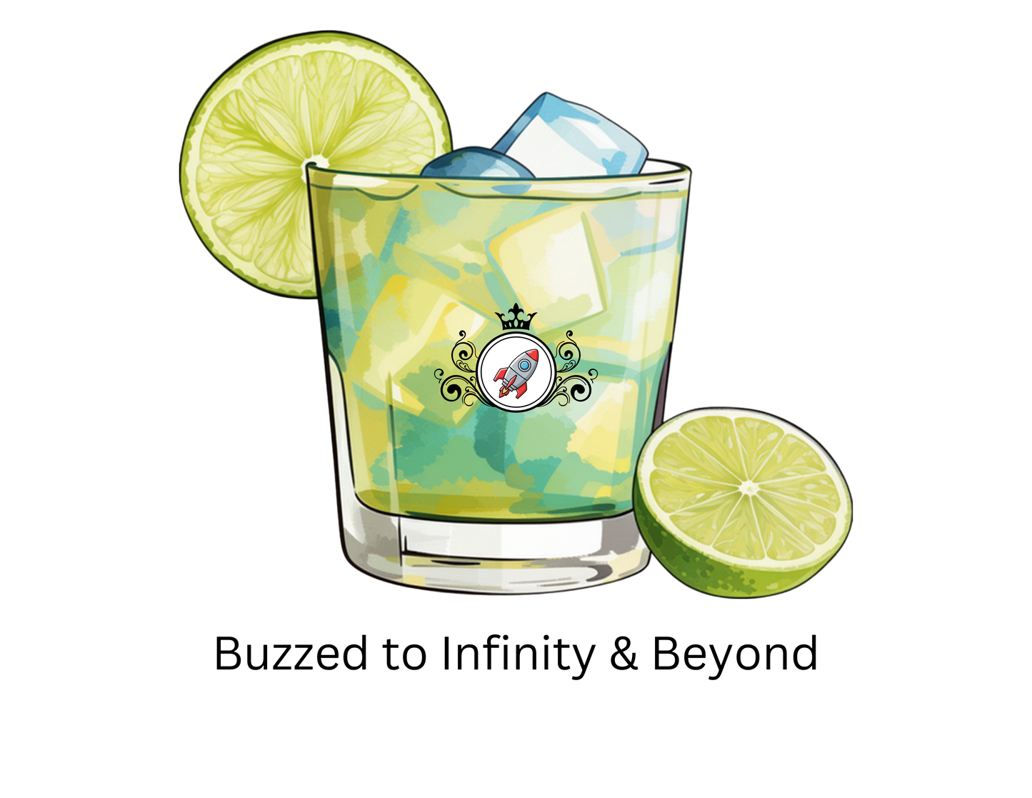 Buzzed to Infinity Cocktail Shirt - Drinking Around the World Tee