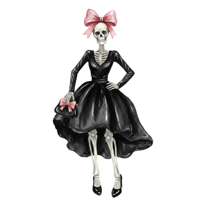 Skeleton Sweatshirt | Skeleton Fashionista Women’s Lightweight French Terry Top