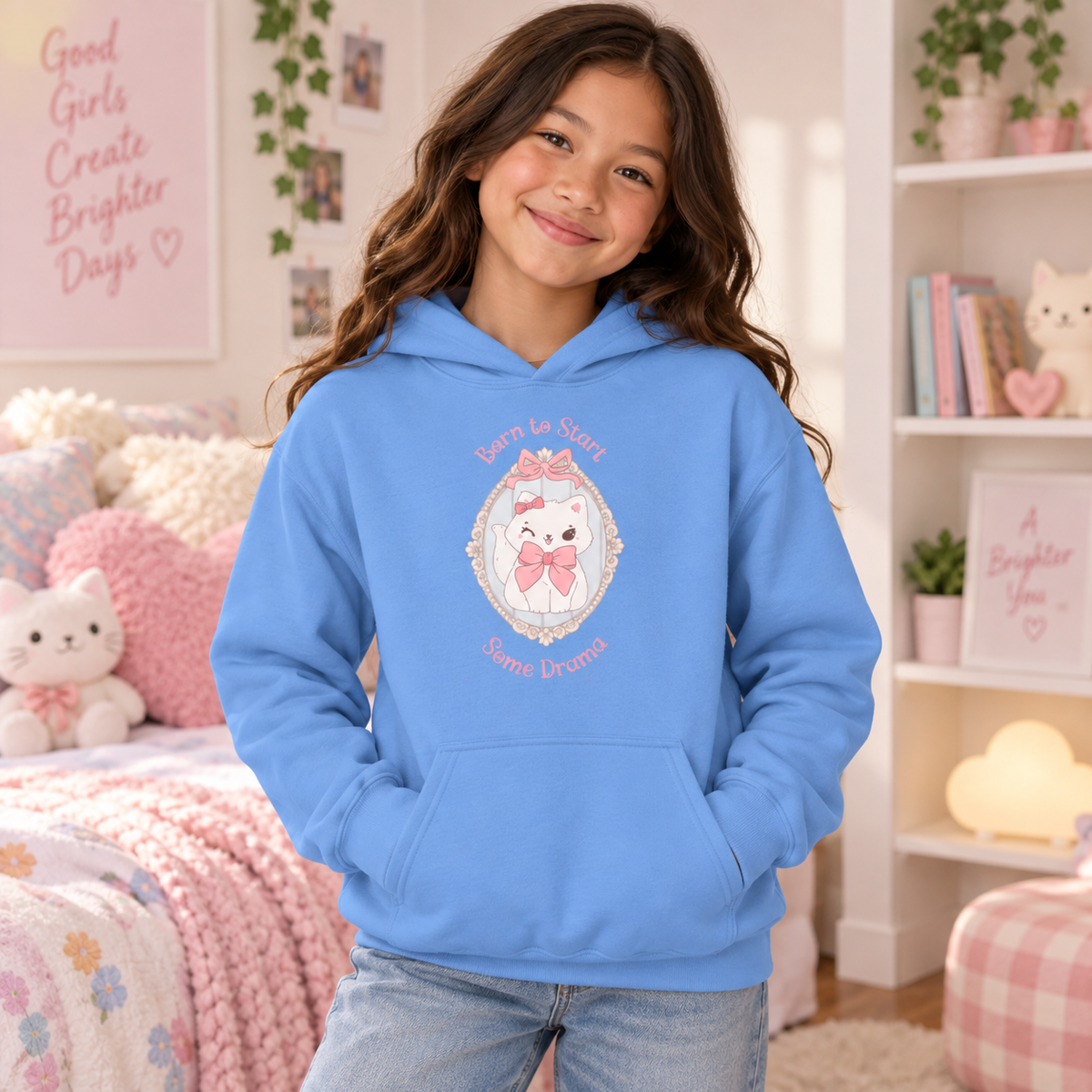 Sassy Girls Hoodie | Born to Start Some Drama
