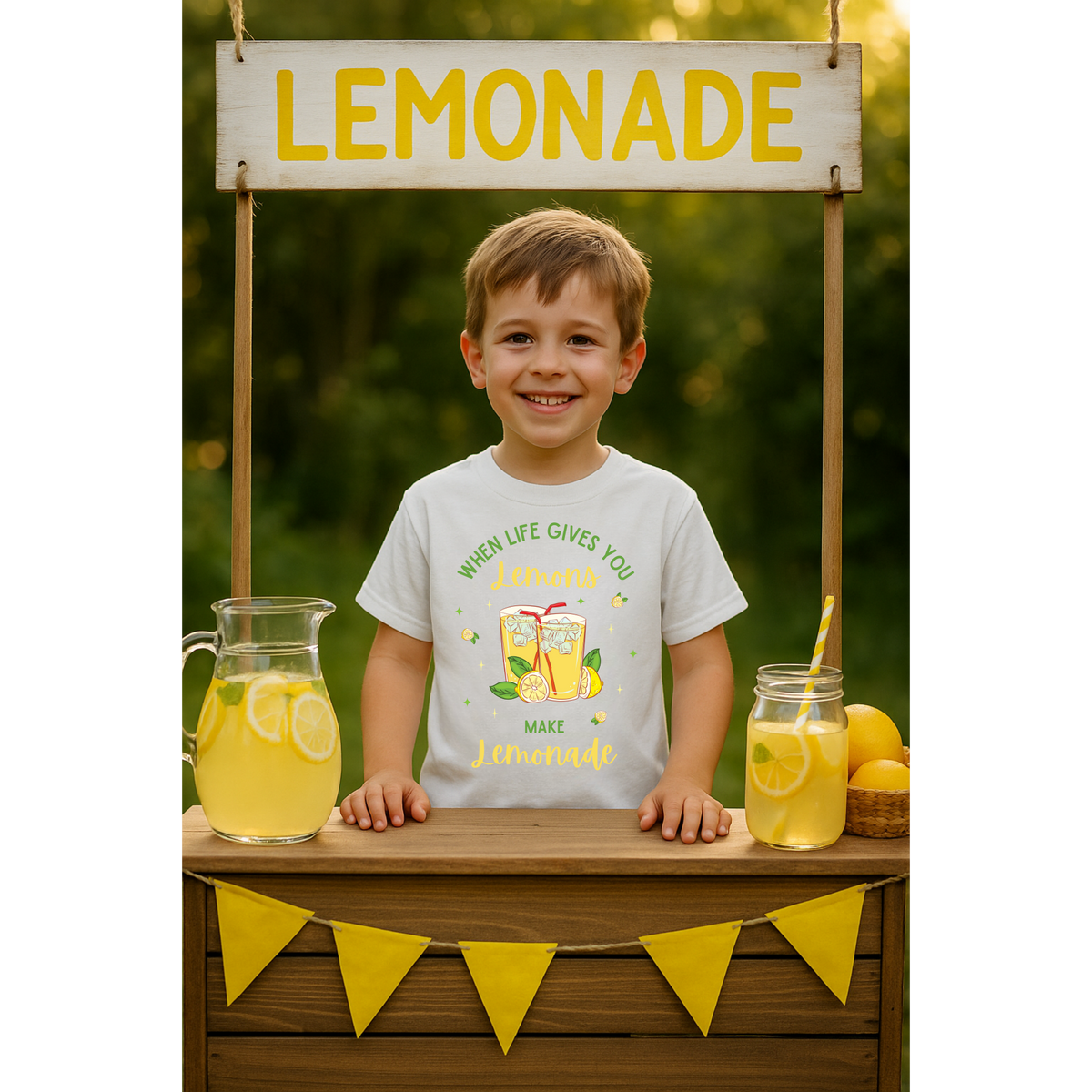 Lemonade Shirt | Squeeze the Day Youth Tee