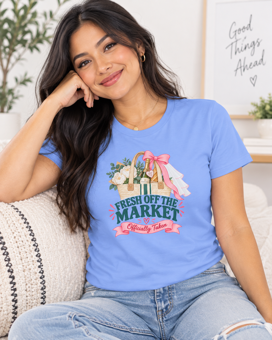 Personalized Fresh Off the Market Shirt | Bride to Be Bachelorette Tee