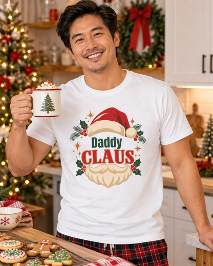 Santa Personalized Claus Shirt | Custom Family Christmas Tee