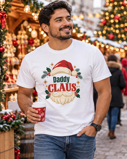 Santa Personalized Claus Shirt | Custom Family Christmas Tee