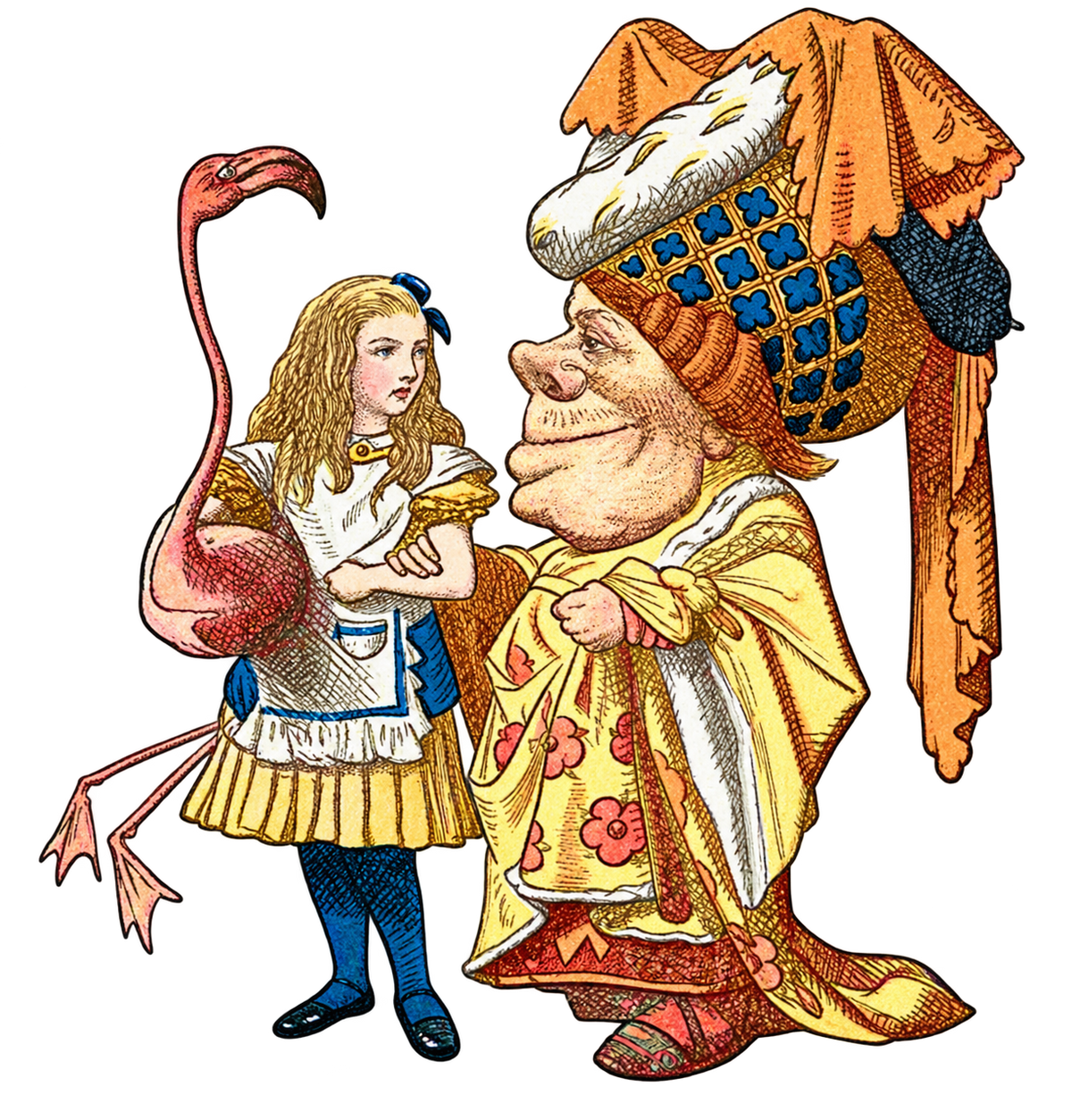 Alice in Wonderland Tote Bag | Vintage Alice & Duchess Book Bag