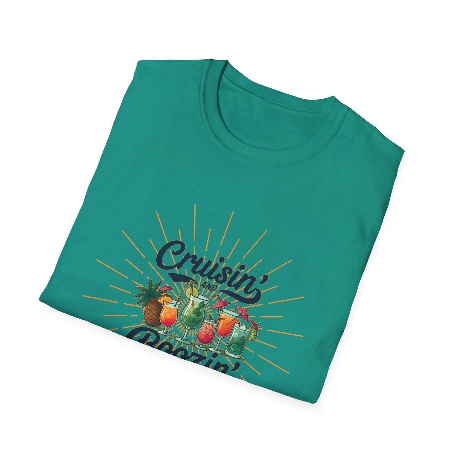 Cruisin' and Boozin Unisex Tee 🛳️🍹 - Whippie's