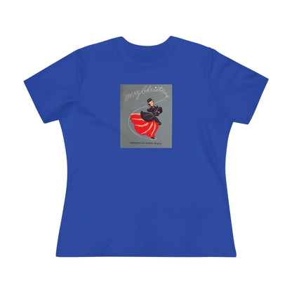 Ice Skating - Merry Christmas - Women's Softstyle Tee - Whippie's