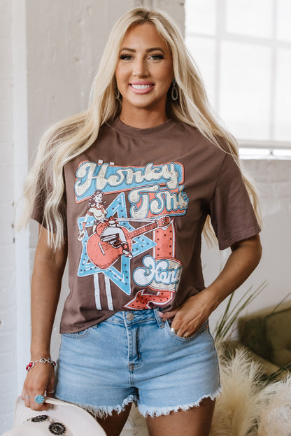 Honky Tonk Honey Tee | Western Graphic T-Shirt