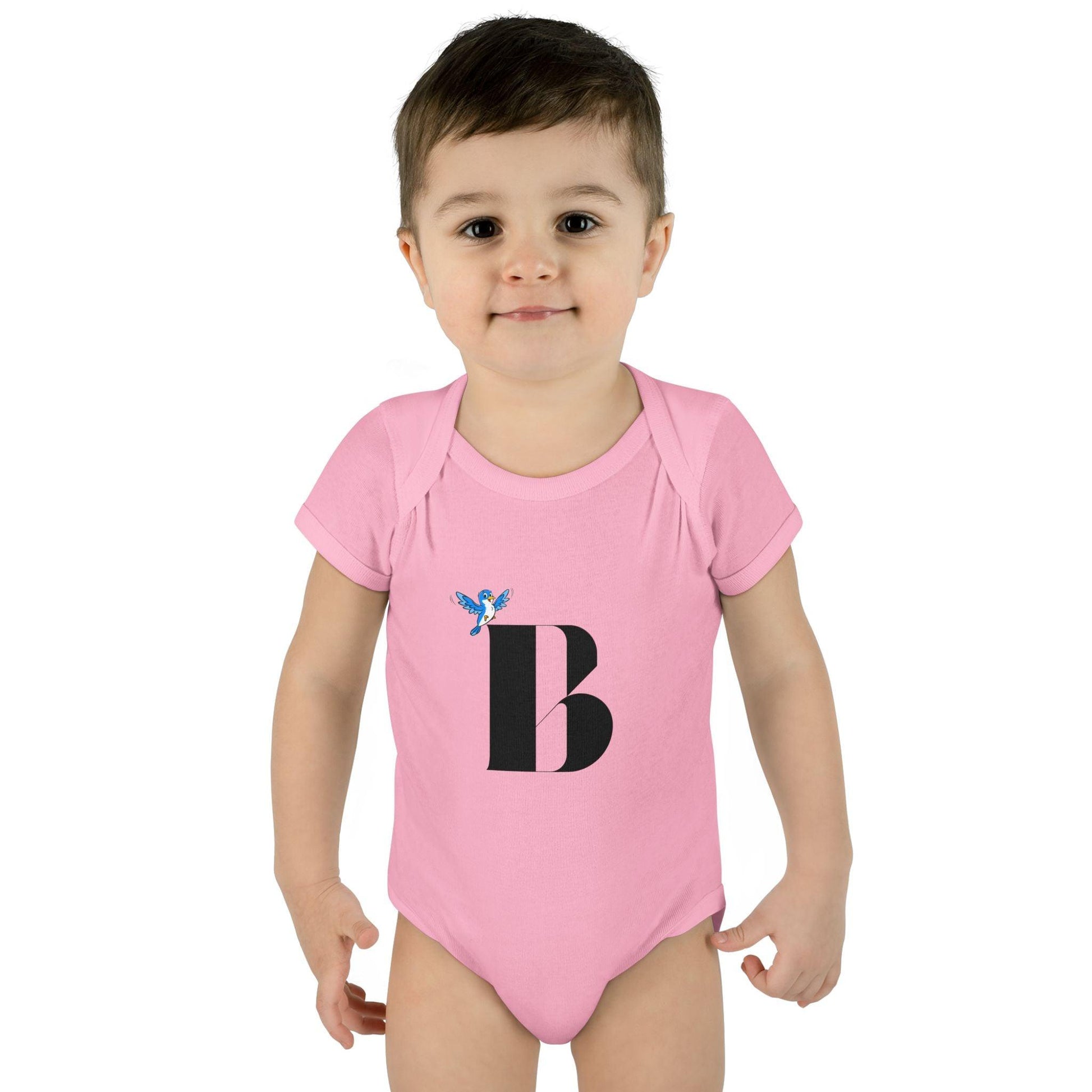 Alphabet Adventures: Letter B - Beautiful Bluebird Baby Onesie B is for Beautiful Bluebird! - Whippie's