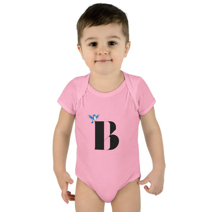 Alphabet Adventures: Letter B - Beautiful Bluebird Baby Onesie B is for Beautiful Bluebird! - Whippie's
