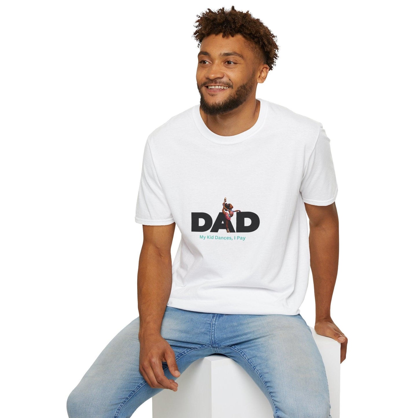 Dance Dad: Darker Skin Toned Dancer Girl T-Shirt - Whippie's