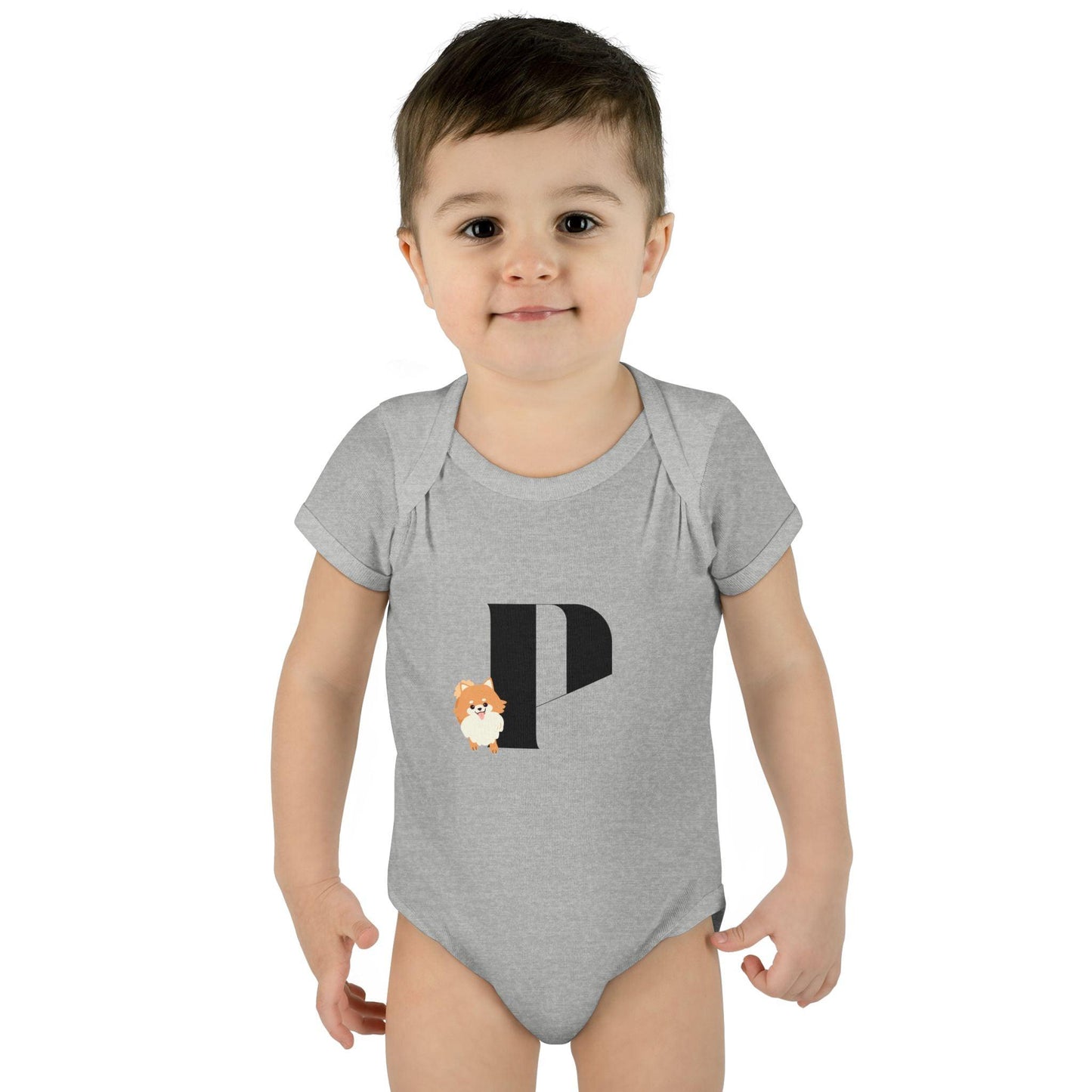 Alphabet Adventures: Letter P - Precious Pomeranian Baby Onesie P is for Precious Pomeranian! - Whippie's