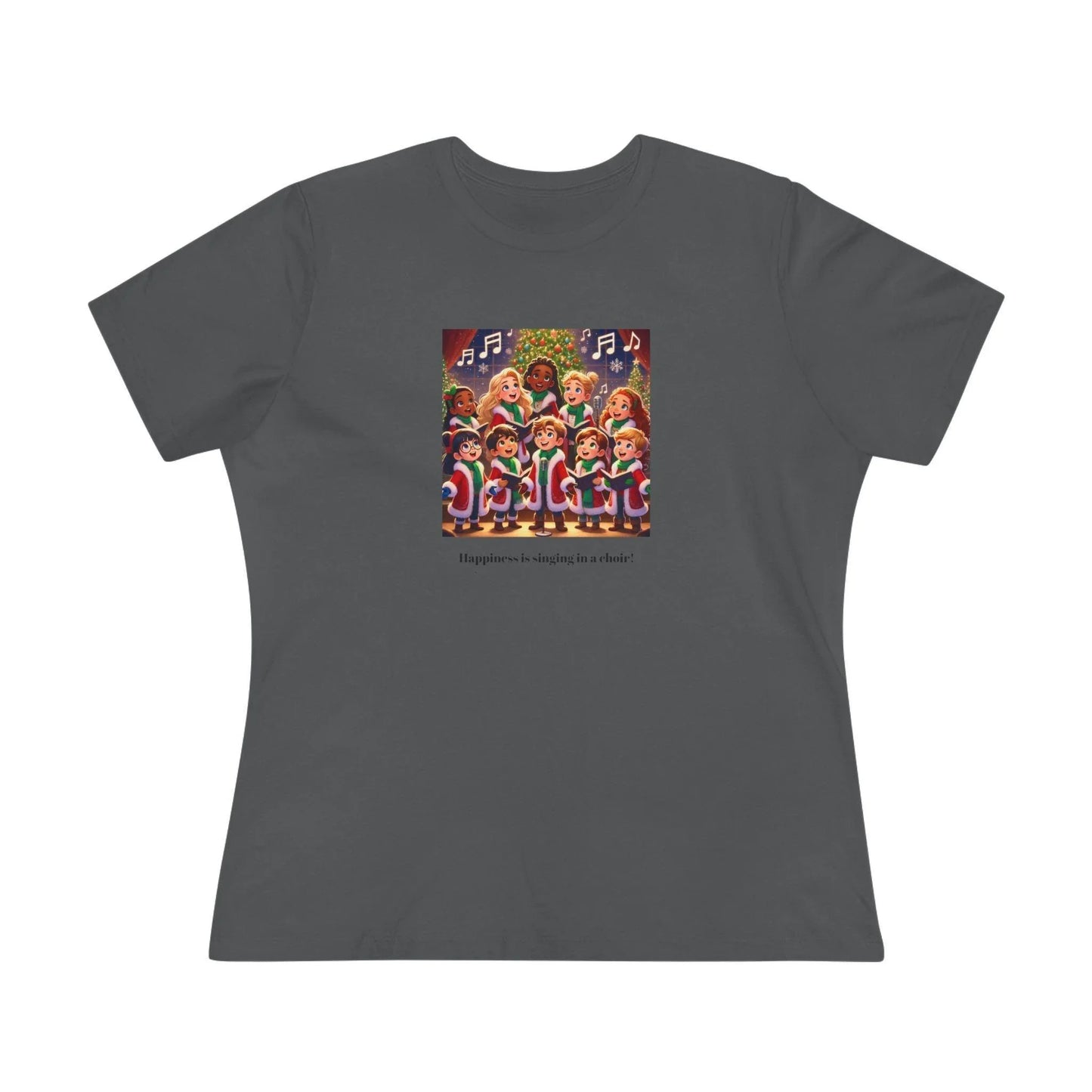 Happiness is Singing in a Choir - Women's Tee - Whippie's