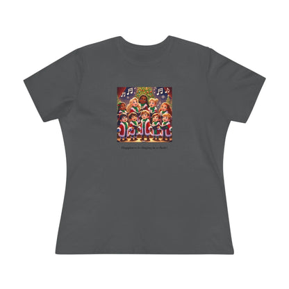 Happiness is Singing in a Choir - Women's Tee - Whippie's