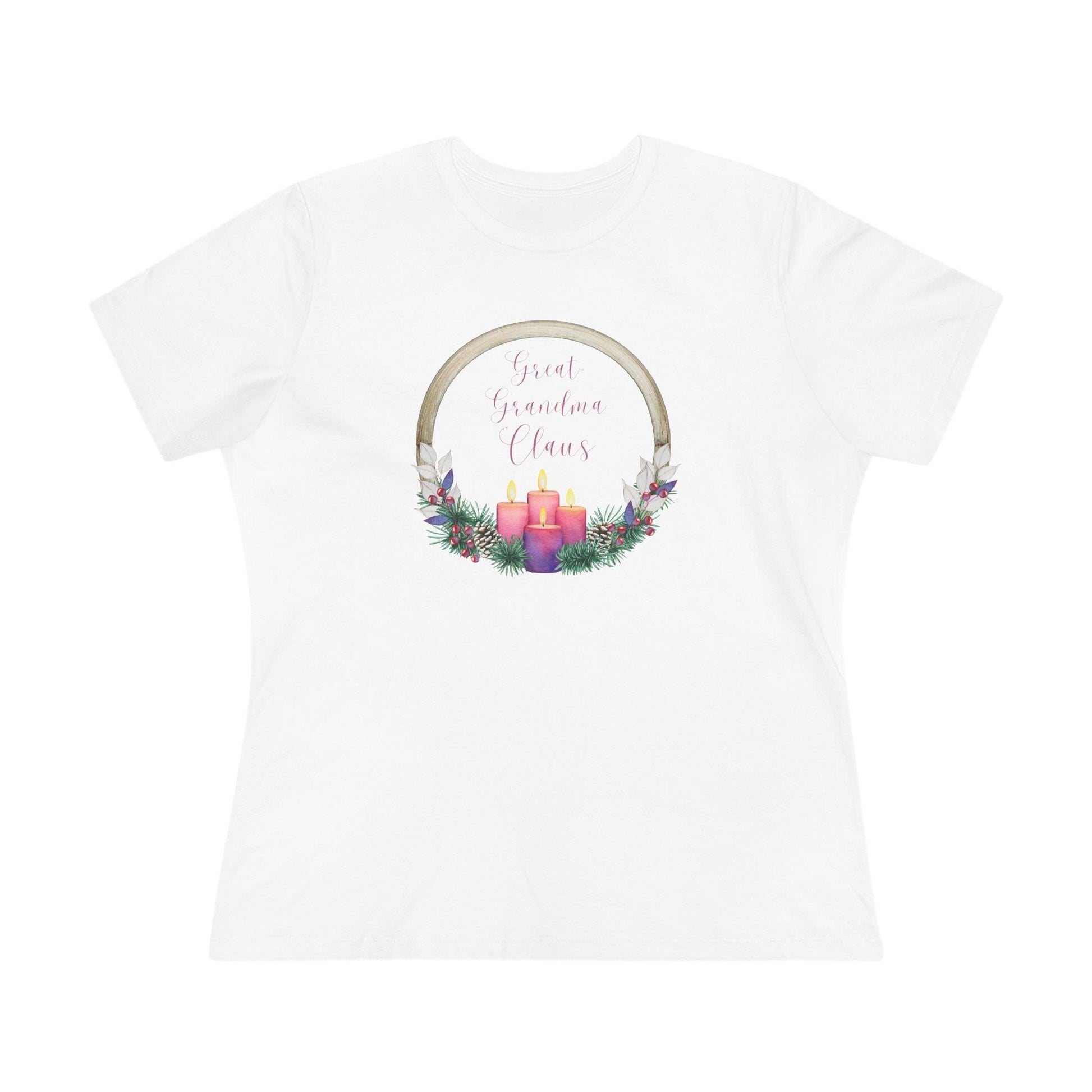 🕯️ Great Grandma Claus 👵🏼✨🎄 - Women's Softstyle Tee - Whippie's