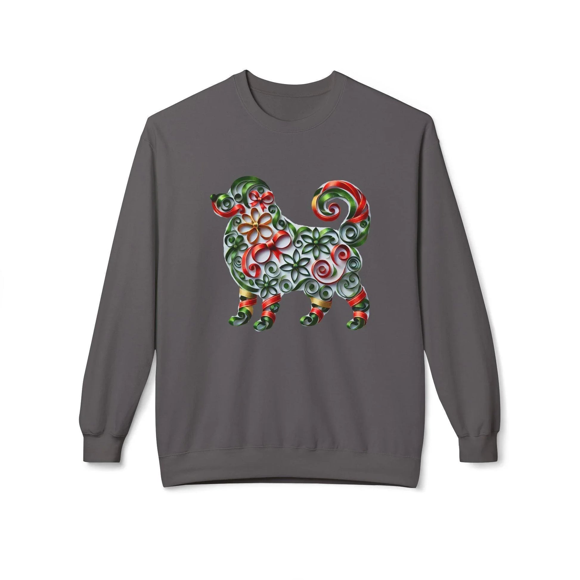 🐶 Merry Woofmas! 🎄 Unisex Fleece Sweatshirt 🎁 - Whippie's