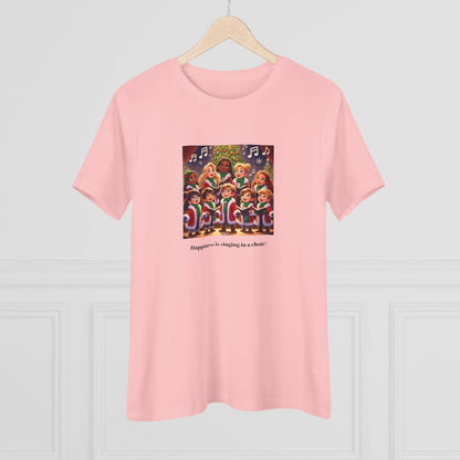 Happiness is Singing in a Choir - Women's Tee - Whippie's