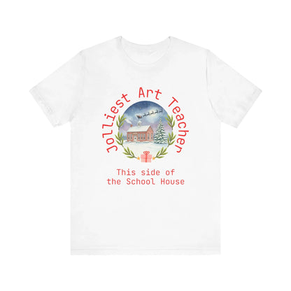 Jolliest Christmas School Tee - Personalizable Title