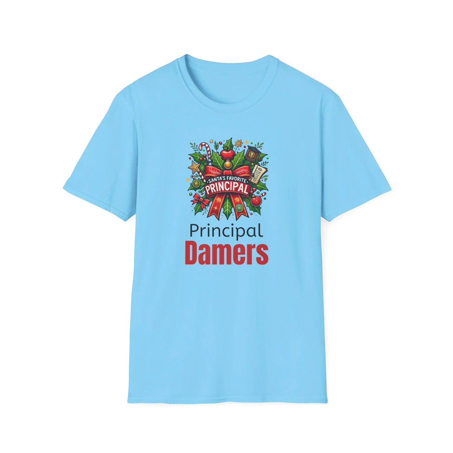 Santa™s Favorite School Principal Christmas Shirt | Unisex Tee