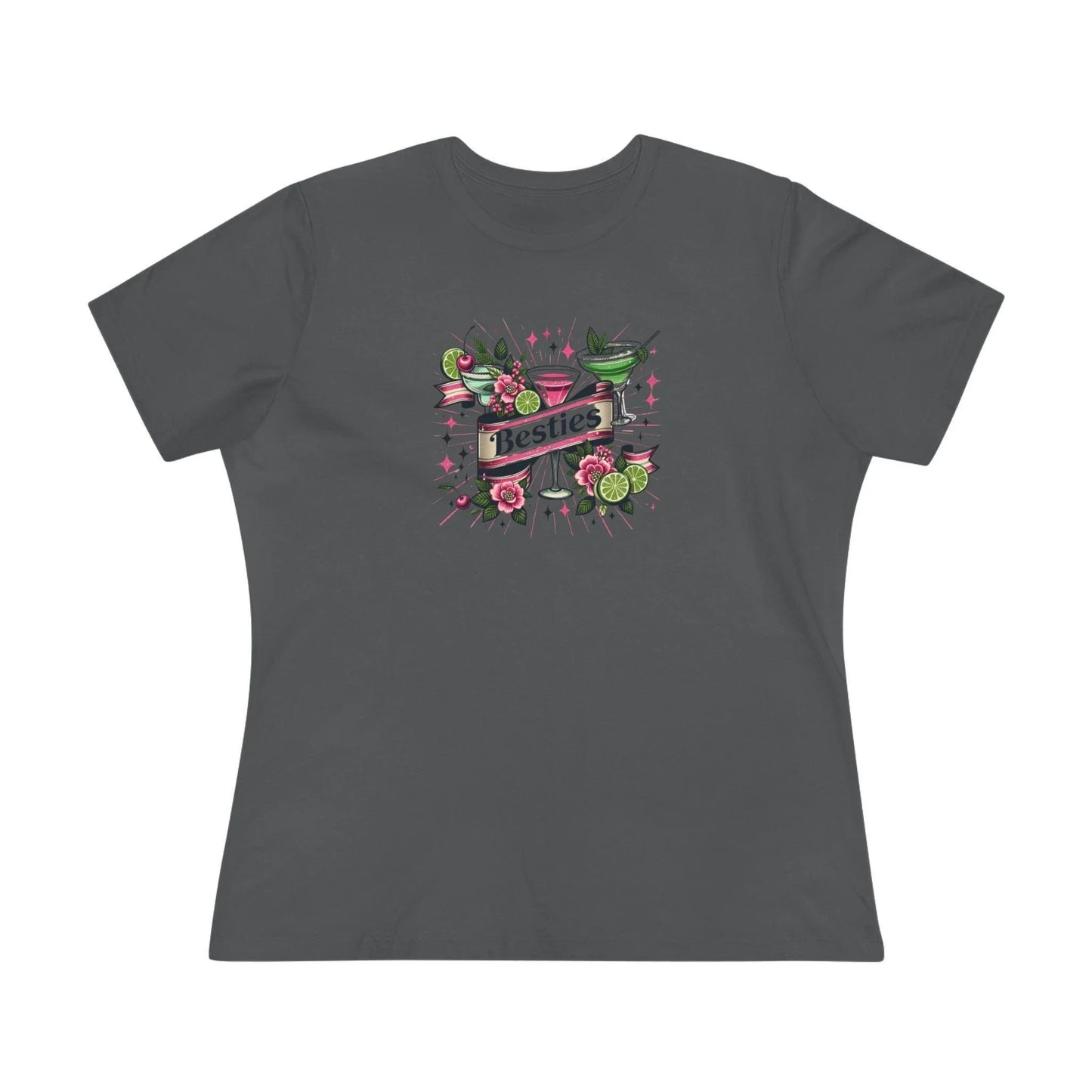 Besties - Three Cocktails - Women's Softstyle Tee - Whippie's